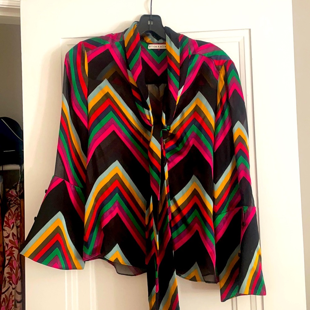 Alice + Olivia blouse - very versatile!